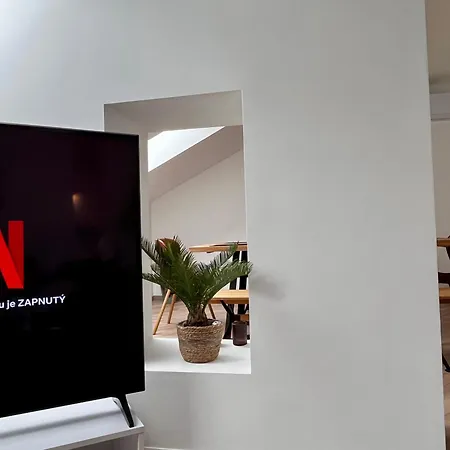 Daire The Mountain Sky - Prostorny Loft 212 M2 S Lesem Za Okny Vhodny Pro Rodiny S Detmi, Terasa, Detsky Koutek, Parkovani Zdarma Jeseník