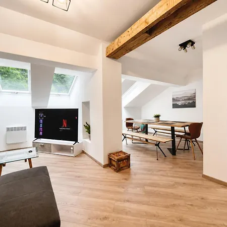 The Mountain Sky - Prostorny Loft 212 M2 S Lesem Za Okny Vhodny Pro Rodiny S Detmi, Terasa, Detsky Koutek, Parkovani Zdarma Jeseník